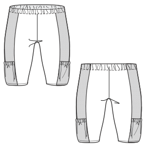 Fashion sewing patterns for BOYS Shorts Cycling Short 6876